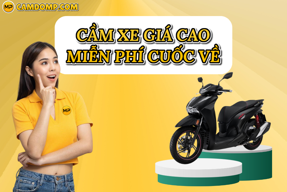 Cầm xe Sh uy tín - chất lượng tại Vĩnh Long