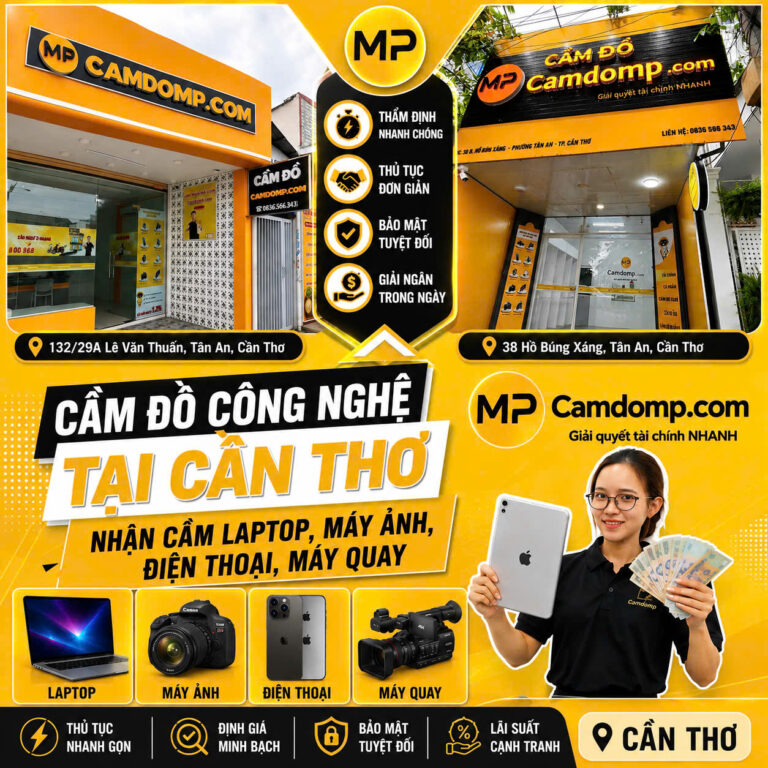 Cầm đồ công nghệ tại Cần Thơ
